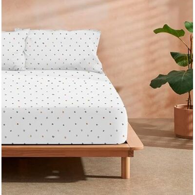 Drap-housse Ajustable Decolores Zuri Multicolore 180x200cm - Drap-housse Drap-housse Ajustable Decolores Zuri Multicolore 180x200cm - Drap-housse