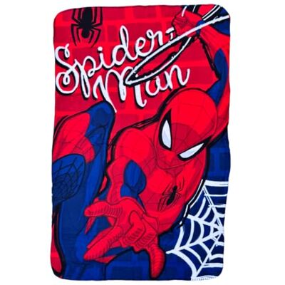 CARTOON Couverture Spiderman Marvel pour enfant, 100 x 150 cm, polaire 100 % polyester douce, 210 g/m² CARTOON Couverture Spiderman Marvel pour enfant, 100 x 150 cm, polaire 100 % polyester douce, 210 g/m²