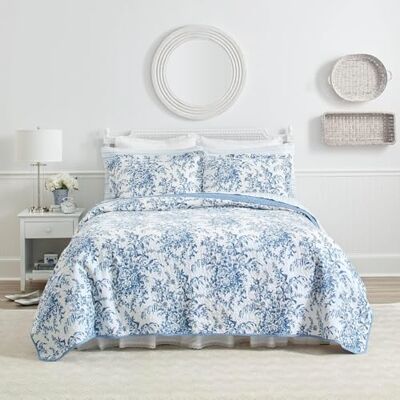 Ensemble de literie réversible en coton Laura Ashley Bedford Ensemble de literie réversible en coton Laura Ashley Bedford