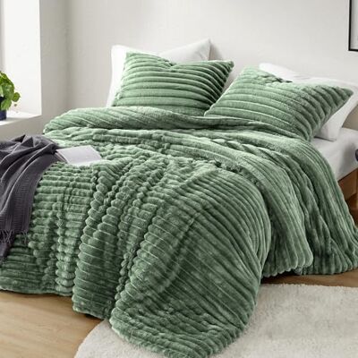 Intelligent Design Avril Parure de lit 3 pièces douce et confortable, revers en microfibre, légère, couette en velours côtelé, 2 taies d’oreiller, pour toutes les saisons Lit double/queen size Intelligent Design Avril Parure de lit 3 pièces douce et confortable, revers en microfibre, légère, couette en velours côtelé, 2 taies d’oreiller, pour toutes les saisons Lit double/queen size