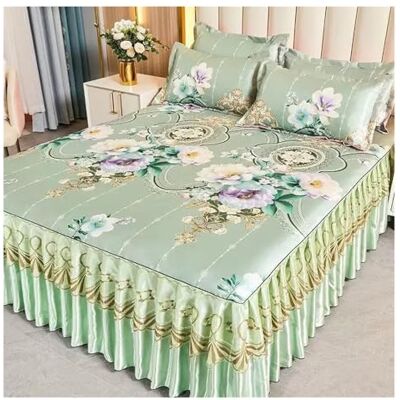 GMVZGQW Parure de lit 3 pièces pour lit double classique en dentelle Lavable en machine Couvre-lit de mariage Housse de matelas (couleur G, 180 x 200 cm) GMVZGQW Parure de lit 3 pièces pour lit double classique en dentelle Lavable en machine Couvre-lit de mariage Housse de matelas (couleur G, 180 x 200 cm)
