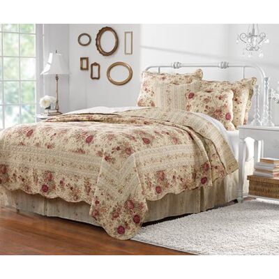 Greenland Home Fashions Greenland Home Parure de lit, coton, écru, lit double/grand lit (5 pièces) Greenland Home Fashions Greenland Home Parure de lit, coton, écru, lit double/grand lit (5 pièces)