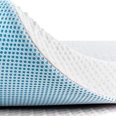 Hokway Surmatelas en mousse à mémoire de forme pour lit simple de 5 cm, doux et rafraîchissant infusé de gel, confortable pour soulager la pression, housse lavable à fermeture éclair en bambou (5 cm, Hokway Surmatelas en mousse à mémoire de forme pour lit simple de 5 cm, doux et rafraîchissant infusé de gel, confortable pour soulager la pression, housse lavable à fermeture éclair en bambou (5 cm,