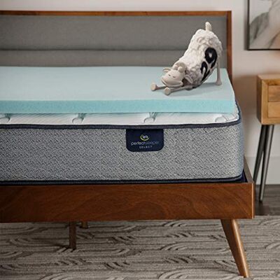 Serta ThermaGel Surmatelas en mousse à mémoire de forme, King size Serta ThermaGel Surmatelas en mousse à mémoire de forme, King size