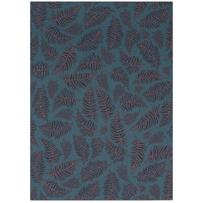Origin Drap Plat imprimé en Bambou, Iris 240 x 300cm, Origin Drap Plat imprimé en Bambou, Iris 240 x 300cm,