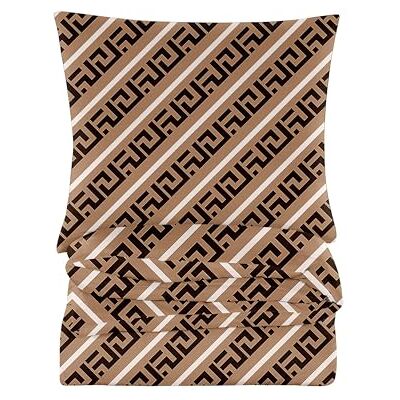 Cotton Market Parure de lit 3 pièces en coton Housse de couette 200 x 200 cm et 2 taies d'oreiller 70 x 80 cm Motif marron et noir Cotton Market Parure de lit 3 pièces en coton Housse de couette 200 x 200 cm et 2 taies d'oreiller 70 x 80 cm Motif marron et noir