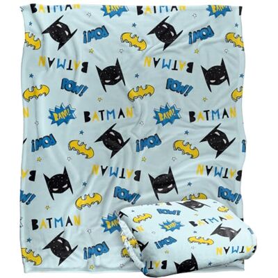 LOGOVISION Batman Couverture soyeuse super douce 152 x 127 cm LOGOVISION Batman Couverture soyeuse super douce 152 x 127 cm
