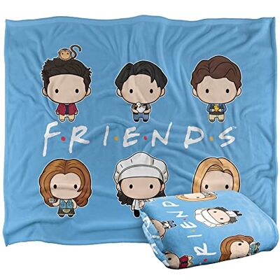 LOGOVISION FRIENDS Couverture soyeuse super douce 152 x 127 cm LOGOVISION FRIENDS Couverture soyeuse super douce 152 x 127 cm