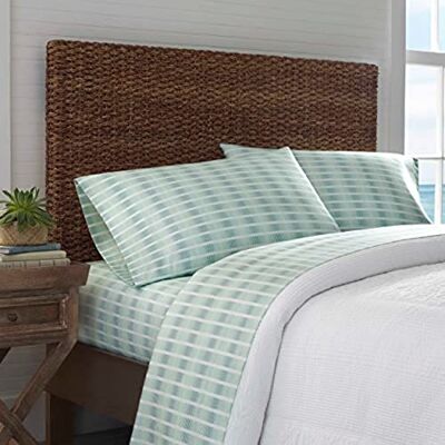 Tommy Bahama Parure de lit 100 pièces, croustillante et fraîche, légère et évacuant l'humidité, coton, hors grille, grand lit Tommy Bahama Parure de lit 100 pièces, croustillante et fraîche, légère et évacuant l'humidité, coton, hors grille, grand lit