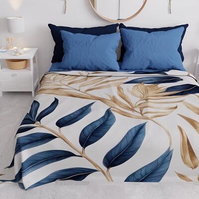 PETTI Artigiani Italiani Couvre-lit double printemps été, couverture légère double, drap de lit, 100% fabriqué en Italie PETTI Artigiani Italiani Couvre-lit double printemps été, couverture légère double, drap de lit, 100% fabriqué en Italie