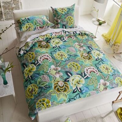 Designers Guild Housse de Couette, Rose DE Damas Jade, 260 x 240 cm, Designers Guild Housse de Couette, Rose DE Damas Jade, 260 x 240 cm,