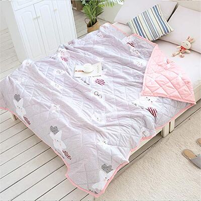 FANSU Couvre Lit Matelassé Réversible Dessus de Lit Couverture Climatisation Couette Parure de Lit Canapé l'Air Conditionné Imprimé Courtepointe (étoile,100x130cm) FANSU Couvre Lit Matelassé Réversible Dessus de Lit Couverture Climatisation Couette Parure de Lit Canapé l'Air Conditionné Imprimé Courtepointe (étoile,100x130cm)