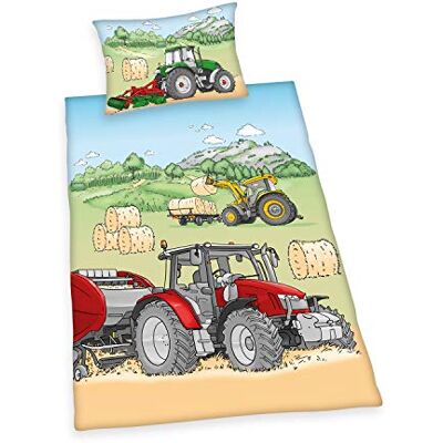 Herding Young Collection Parure de Lit, Cotton, Multicolore, Taille Suisse Herding Young Collection Parure de Lit, Cotton, Multicolore, Taille Suisse