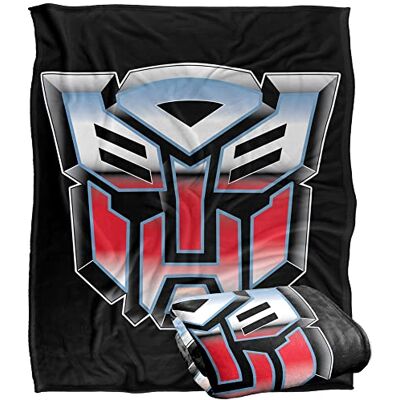 LOGOVISION TRANSFORMERS Autobot Shine Silky Touch Couverture super douce 152 x 127 cm LOGOVISION TRANSFORMERS Autobot Shine Silky Touch Couverture super douce 152 x 127 cm