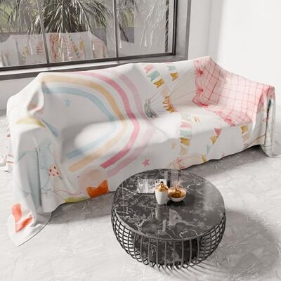 PETTI Artigiani Italiani Couvre-lit une place et demie printemps-été, couverture légère une place et demie, drap de lit, fête 01 100% fabriqué en Italie PETTI Artigiani Italiani Couvre-lit une place et demie printemps-été, couverture légère une place et demie, drap de lit, fête 01 100% fabriqué en Italie