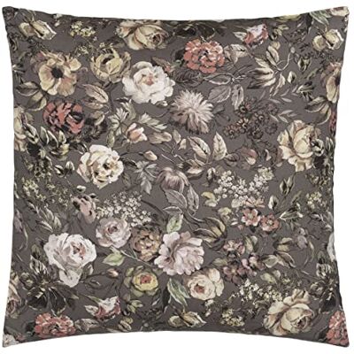 Designers Guild Taie d'oreiller imprimée en Satin de Coton, Mansur, 65x65cm, Designers Guild Taie d'oreiller imprimée en Satin de Coton, Mansur, 65x65cm,