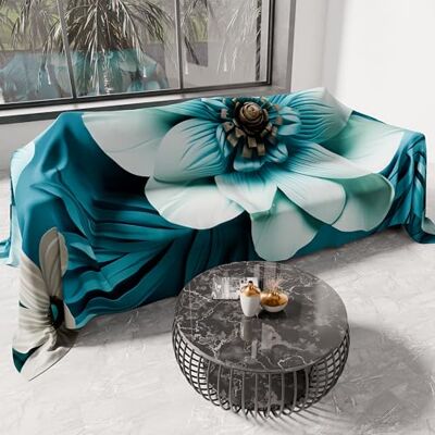 PETTI Artigiani Italiani Couvre-lit double printemps été, couverture légère pour lit double, drap de lit, motif floral 05-21 100% fabriqué en Italie PETTI Artigiani Italiani Couvre-lit double printemps été, couverture légère pour lit double, drap de lit, motif floral 05-21 100% fabriqué en Italie