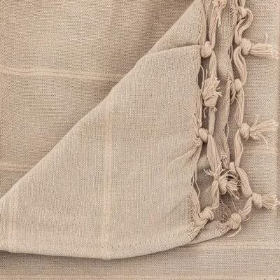 ATMOSPHERA CREATEUR D'INTERIEUR Atmosphera Jeté de lit en coton lin 160x220 cm ATMOSPHERA CREATEUR D'INTERIEUR Atmosphera Jeté de lit en coton lin 160x220 cm