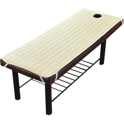 LADFRTYU Surmatelas Pour Table De Massage Drap de lit for table massage salon beauté, housse traitement SPA, matelas avec trou respiration, antidérapant toutes saisons(Beige Mattress) LADFRTYU Surmatelas Pour Table De Massage Drap de lit for table massage salon beauté, housse traitement SPA, matelas avec trou respiration, antidérapant toutes saisons(Beige Mattress)