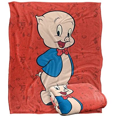 LOGOVISION LOONEY TUNES Couverture soyeuse super douce au toucher, 152 x 127 cm LOGOVISION LOONEY TUNES Couverture soyeuse super douce au toucher, 152 x 127 cm