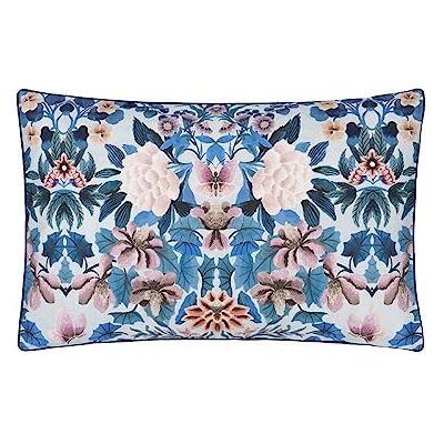 Designers Guild Taie d'oreiller imprimée en Percale de Coton, Ikebana Damask, 50x75 cm, Designers Guild Taie d'oreiller imprimée en Percale de Coton, Ikebana Damask, 50x75 cm,