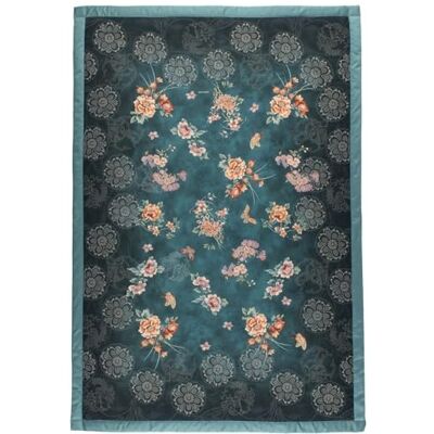 Bassetti Esperidi 9333427 Plaid 100% coton Bleu pétrole B1 Dimensions : 135 x 190 cm Bassetti Esperidi 9333427 Plaid 100% coton Bleu pétrole B1 Dimensions : 135 x 190 cm