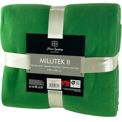 Euromat Couverture polaire avec bords cousus Couverture douillette pour canapé Vert 150 x 200 cm Euromat Couverture polaire avec bords cousus Couverture douillette pour canapé Vert 150 x 200 cm