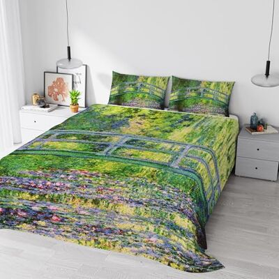 Italian Bed Linen Parure de lit impression numérique rêve d'auteur, couverture totale, fabriquée en Italie, pour lit double, 53 Italian Bed Linen Parure de lit impression numérique rêve d'auteur, couverture totale, fabriquée en Italie, pour lit double, 53