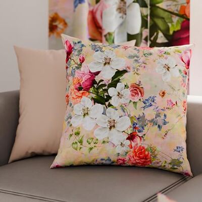 PETTI Artigiani Italiani Paire de taies d'oreiller 35 x 35 cm en microfibre, coussins d'ameublement, canapé, salon, 2 housses de coussin, taie d'oreiller Spring Colorful, 100% Made in Italy PETTI Artigiani Italiani Paire de taies d'oreiller 35 x 35 cm en microfibre, coussins d'ameublement, canapé, salon, 2 housses de coussin, taie d'oreiller Spring Colorful, 100% Made in Italy