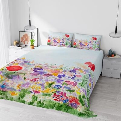 Italian Bed Linen Parure de lit impression numérique rêve d'auteur, couverture totale, fabriquée en Italie, double, 23 Italian Bed Linen Parure de lit impression numérique rêve d'auteur, couverture totale, fabriquée en Italie, double, 23