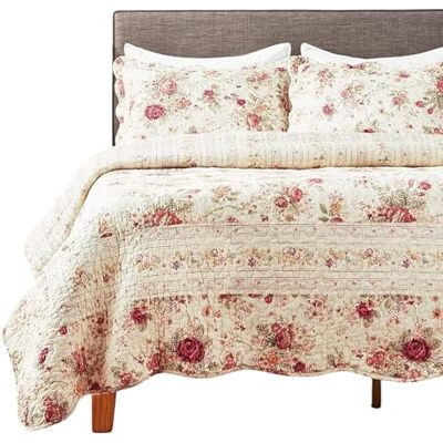 Greenland Home Fashions Groenland Home Parure de lit double Rose Antique Greenland Home Fashions Groenland Home Parure de lit double Rose Antique