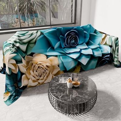PETTI Artigiani Italiani Couvre-lit pour lit double printemps été, couverture légère pour lit double, drap de lit, floral 05-15 100% fabriqué en Italie PETTI Artigiani Italiani Couvre-lit pour lit double printemps été, couverture légère pour lit double, drap de lit, floral 05-15 100% fabriqué en Italie