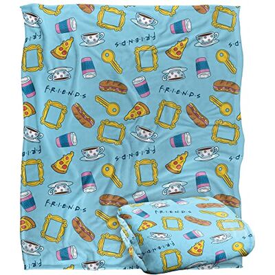 LOGOVISION FRIENDS Couverture soyeuse super douce 152 x 127 cm LOGOVISION FRIENDS Couverture soyeuse super douce 152 x 127 cm