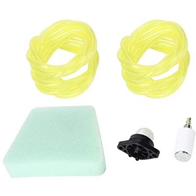Fdit Filtre à carburant Tube de tuyau de conduite de carburant avec pompe à ampoule d'amorçage Bougie d'allumage Pièces de rechange pour tronçonneuse Poulan Craftsman Tronçonneuse 1950 Scie à gaz 530037793 Fdit Filtre à carburant Tube de tuyau de conduite de carburant avec pompe à ampoule d'amorçage Bougie d'allumage Pièces de rechange pour tronçonneuse Poulan Craftsman Tronçonneuse 1950 Scie à gaz 530037793