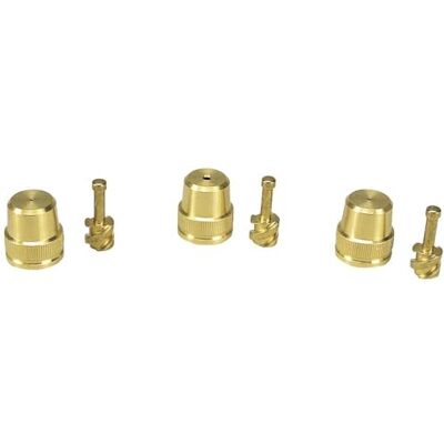 Gloria Kit de buses en laiton 2 x Ø 1 mm et 1 x Ø 2 mm Buses de rechange en laiton avec diffuseur pour pulvérisateurs haute performance et à dos Plusieurs angles de jet Gloria Kit de buses en laiton 2 x Ø 1 mm et 1 x Ø 2 mm Buses de rechange en laiton avec diffuseur pour pulvérisateurs haute performance et à dos Plusieurs angles de jet
