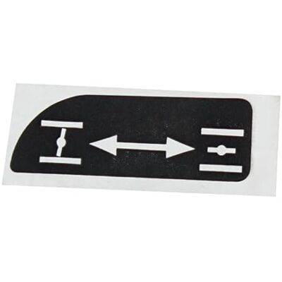Makita 819818-6 Étiquette d'affichage Choke pour taille-haie EH7500 Makita 819818-6 Étiquette d'affichage Choke pour taille-haie EH7500