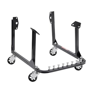 VEVOR Support moteur en U, levage moteur capacité de charge 340 kg, support robuste en acier avec 4 roues pivotantes et 4 positions d'accrochage pour moteurs BB-Chevy et Gen-1 SB-Chevy VEVOR Support moteur en U, levage moteur capacité de charge 340 kg, support robuste en acier avec 4 roues pivotantes et 4 positions d'accrochage pour moteurs BB-Chevy et Gen-1 SB-Chevy
