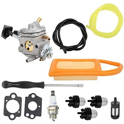 Eujgoov Kit de Carburateur en Alliage D'aluminium Carburateur Tube D' Filtre à Air Filtre à Air Ensemble de Filtre de Fumée Adapté pour BR500 BR550 BR600 Souffleur de Feuilles de Eujgoov Kit de Carburateur en Alliage D'aluminium Carburateur Tube D' Filtre à Air Filtre à Air Ensemble de Filtre de Fumée Adapté pour BR500 BR550 BR600 Souffleur de Feuilles de