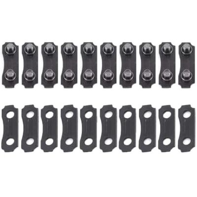 Hippotech Lot de 10 maillons de chaîne de tronçonneuse en acier inoxydable 3/8" pour joindre la chaîne 325 058 Hippotech Lot de 10 maillons de chaîne de tronçonneuse en acier inoxydable 3/8" pour joindre la chaîne 325 058