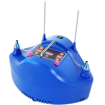 MELAQULY Pompe à ballon électrique 1200 W Souffleur automatique avec double buse Souffleur électrique portable pour fête, anniversaire, mariage, festival MELAQULY Pompe à ballon électrique 1200 W Souffleur automatique avec double buse Souffleur électrique portable pour fête, anniversaire, mariage, festival