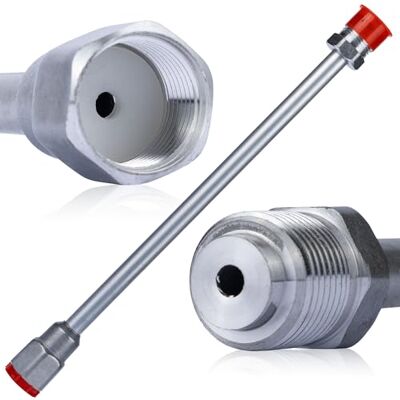 Rosfix Lance de pulvérisation 120 cm Rallonge haute pression pour pulvérisateurs de peinture Raccord 7/8" Jusqu'à 290 bar Modulaire extensible Avec joint et protection filetée Rosfix Lance de pulvérisation 120 cm Rallonge haute pression pour pulvérisateurs de peinture Raccord 7/8" Jusqu'à 290 bar Modulaire extensible Avec joint et protection filetée