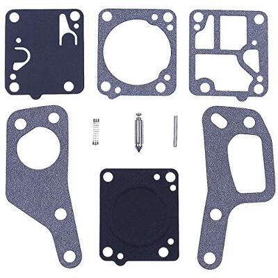 Adefol Kit de réparation de joint de carburateur pour tronçonneuse McCulloch Mini Mac 110 120 130 140 pièces de rechange pour Zama RB19 M1 M7 Adefol Kit de réparation de joint de carburateur pour tronçonneuse McCulloch Mini Mac 110 120 130 140 pièces de rechange pour Zama RB19 M1 M7