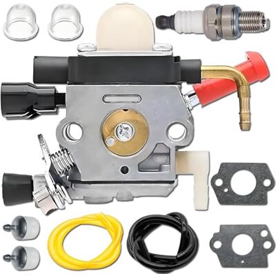 Qiuwanzia Carburateur HS81 pour taille-haie Stihl HS81R HS81RC HS81T HS86 HS86R HS86T pour taille-haie ZAMA C1Q-S225 1139 120 0619, 1139 120 0612, 4237 120 0606, 4237 12006. 06 Pièces de rechange pour Qiuwanzia Carburateur HS81 pour taille-haie Stihl HS81R HS81RC HS81T HS86 HS86R HS86T pour taille-haie ZAMA C1Q-S225 1139 120 0619, 1139 120 0612, 4237 120 0606, 4237 12006. 06 Pièces de rechange pour
