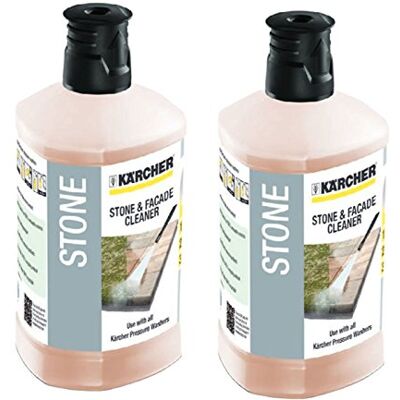 Kärcher Karcher Lot de 2 flacons de détergent pour nettoyage de façade 3 en 1 pour nettoyeur haute pression K2 K4 K5 K7 1 l Kärcher Karcher Lot de 2 flacons de détergent pour nettoyage de façade 3 en 1 pour nettoyeur haute pression K2 K4 K5 K7 1 l