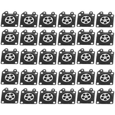 Zerodis Paquet de 30 assemblage de membrane pour carburateur de tronçonneuse ZAMA 2500/3800/4500/5200/5800 Zerodis Paquet de 30 assemblage de membrane pour carburateur de tronçonneuse ZAMA 2500/3800/4500/5200/5800
