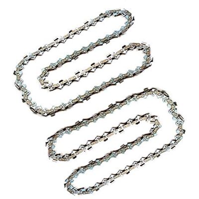 perfektGarten Lot de 2 chaînes de tronçonneuse de 25 cm, 1,3 mm, 3/8" 40 TG compatible avec Scheppach MT33P / Einhell GC-MM 52 I AS tronçonneuse élagueuse perfektGarten Lot de 2 chaînes de tronçonneuse de 25 cm, 1,3 mm, 3/8" 40 TG compatible avec Scheppach MT33P / Einhell GC-MM 52 I AS tronçonneuse élagueuse