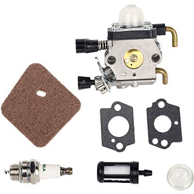 OxoxO Carburateur Filtre Ruche avec Joints pour Coupe-Bordures Stihl FS38 FS45 FS46 FS55 FS74 FS75 FS76 FS80 KM85 OxoxO Carburateur Filtre Ruche avec Joints pour Coupe-Bordures Stihl FS38 FS45 FS46 FS55 FS74 FS75 FS76 FS80 KM85