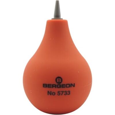 Bergeon 5733 Soufflet avec Pointe en PVC pour Le Nettoyage et Le dépoussierage des pièces de précision Bergeon 5733 Soufflet avec Pointe en PVC pour Le Nettoyage et Le dépoussierage des pièces de précision