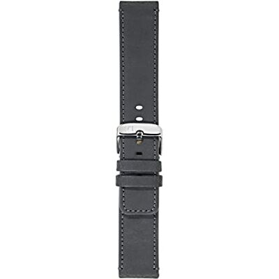 Morellato Bracelet de montre unisexe MANUFATTI Collection Mod. CELLINI en cuir de veau (Nabuck) A01X5189B76, Noir , 22mm Morellato Bracelet de montre unisexe MANUFATTI Collection Mod. CELLINI en cuir de veau (Nabuck) A01X5189B76, Noir , 22mm