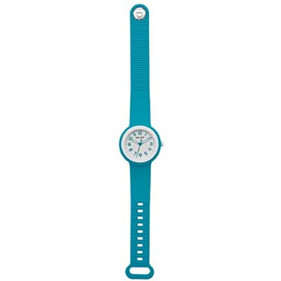 HIP HOP HWU1099 Montre pour femme Hero.Dot Sky Blu 3H Bleu avec bracelet en silicone Diamètre 34 mm HIP HOP HWU1099 Montre pour femme Hero.Dot Sky Blu 3H Bleu avec bracelet en silicone Diamètre 34 mm